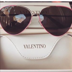 Valentino Rockstud Aviator Sunglasses